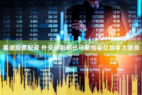 靠谱股票配资 外交部副部长马朝旭会见加拿大官员